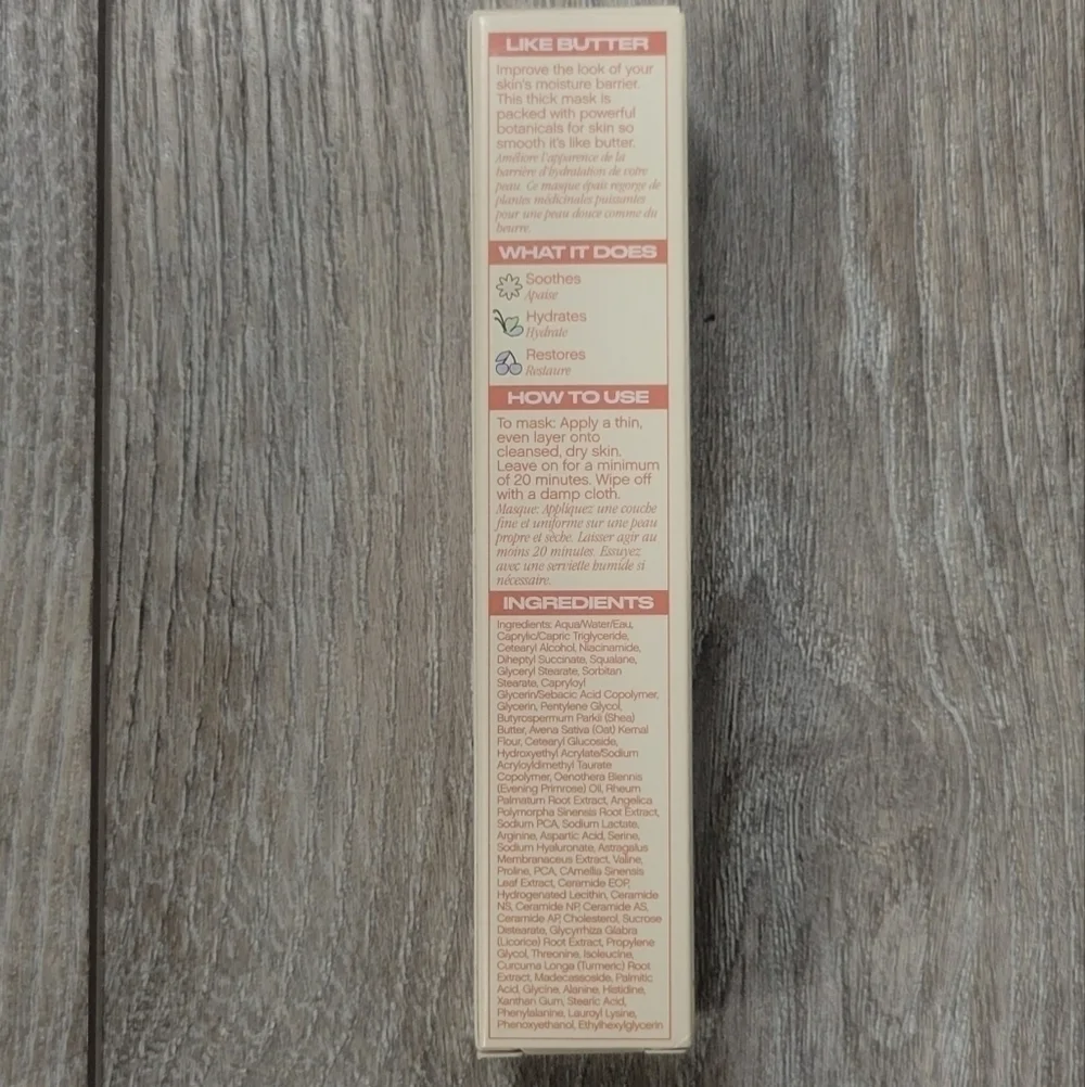 Like Butter Mask for Dry, Sensitive & Eczema-Prone Skin New in Box